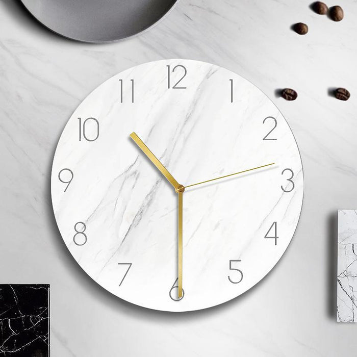 PAOLO Marble Face Art Design Wall Clock