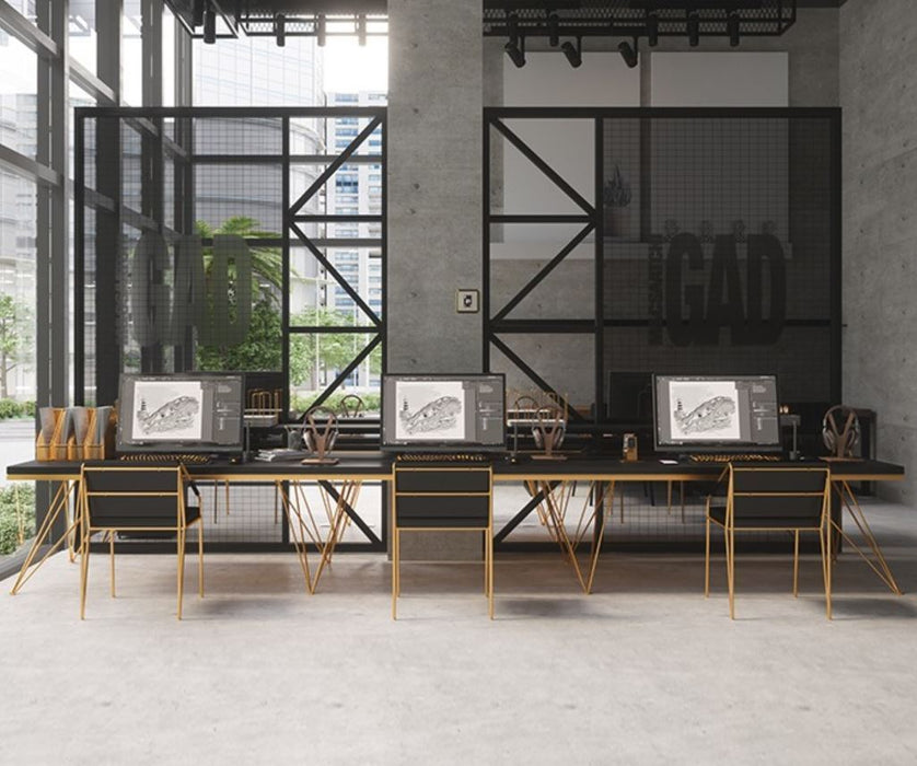 Camila Modern and Sleek Office Work Bench / Office Table / Dining Table / Cafe Table