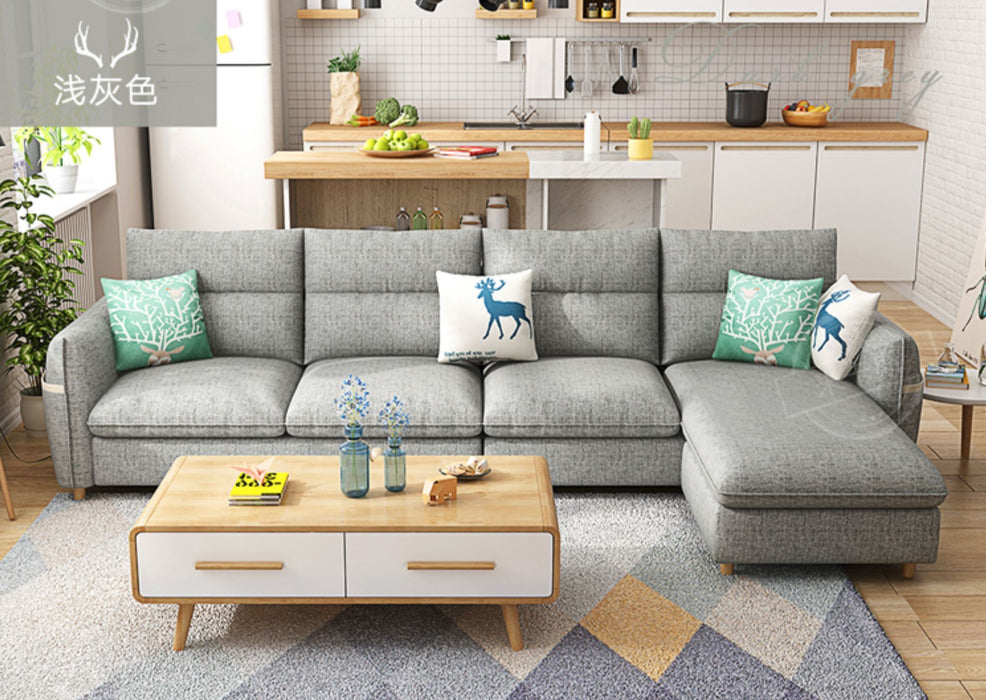 PIETRO Modern Nordic Fabric Sofa