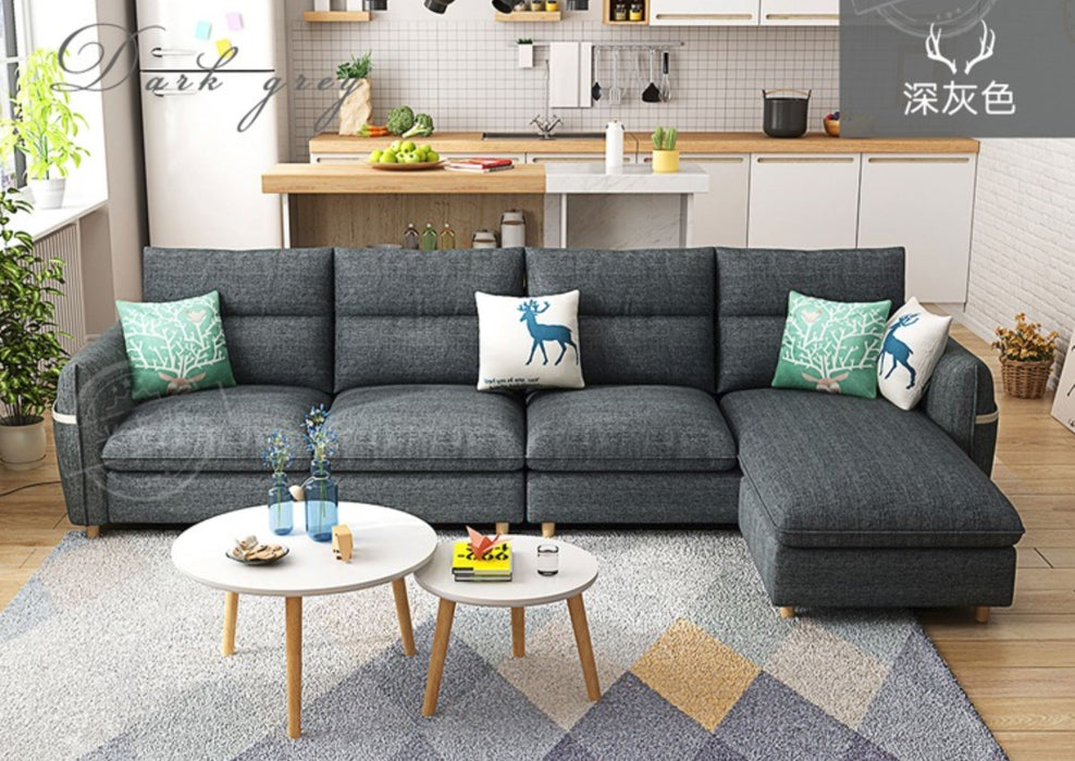 PIETRO Modern Nordic Fabric Sofa
