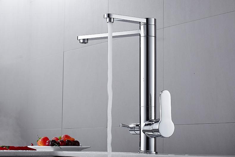 VICTOR Modern Black Double Tap Faucet