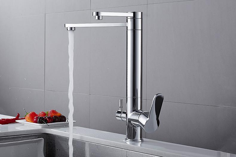 VICTOR Modern Black Double Tap Faucet
