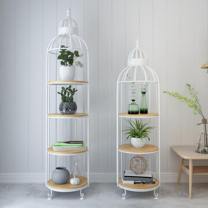 ADORJAN Quirky Bird Cage Display Stand / Cabinet