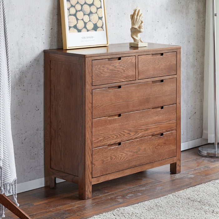 AKAMINE All Solid Wood Chest of Drawers Japan Nordic