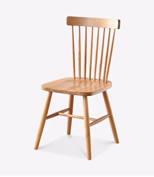 JAKIRA Japanese Nordic Scandinavian Solid Wood Dining Table and Chair