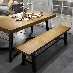 WAREHOUSE SALE Aubrey Yemu Bench Solid Wood Nordic 1.2 to 2.2m ( 4 Color Selection ) Special Price $249 - 399
