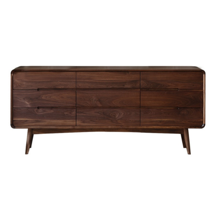 ANGELINA CONRAD Dresser Scandinavian 6 Chest of Drawer Nordic Solid Wood