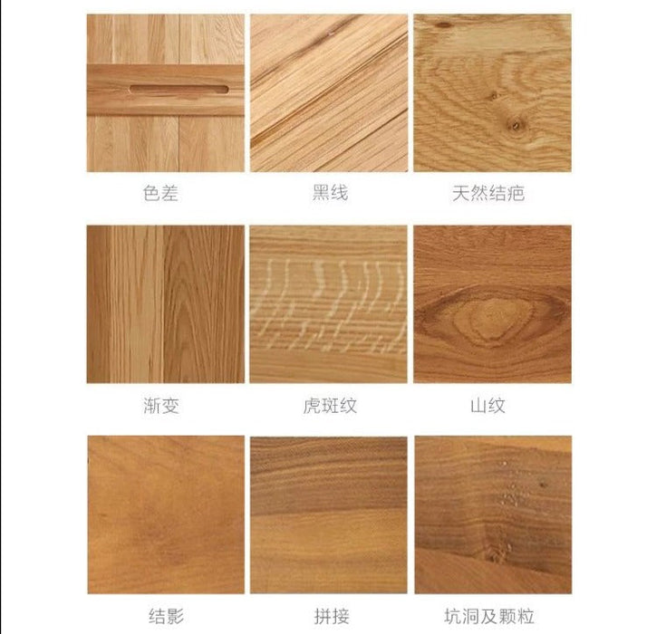 PARKER American Solid Wood Dining Table Nordic Minimalist Live Edge / Bench / Chair