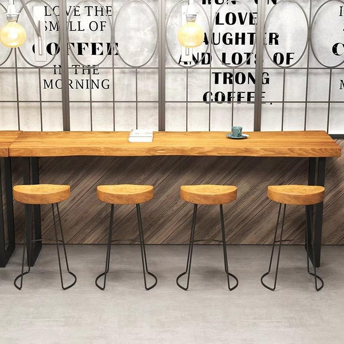 ISABELLA  Rustic Industrial Wooden Bar Table and Stool
