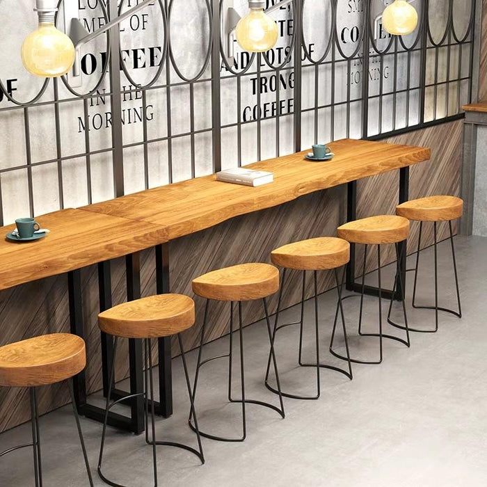 ISABELLA  Rustic Industrial Wooden Bar Table and Stool