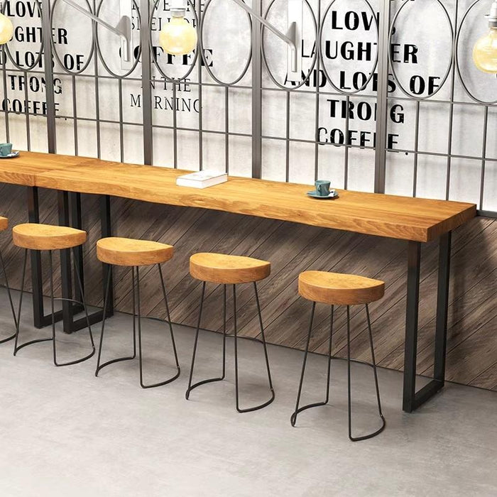 ISABELLA  Rustic Industrial Wooden Bar Table and Stool