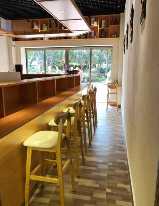 ARIANNA Vintage Solid Pine Wood Bar Table & Stools