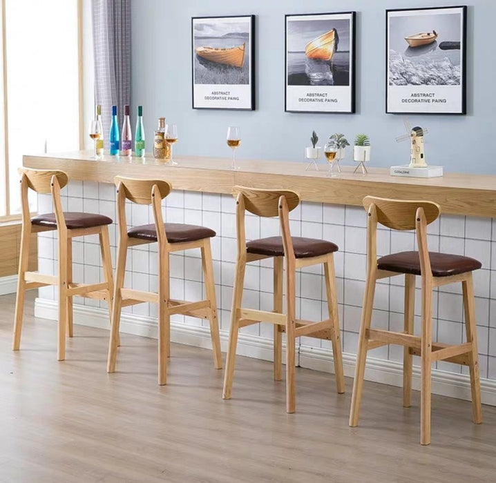 ARIANNA Vintage Solid Pine Wood Bar Table & Stools