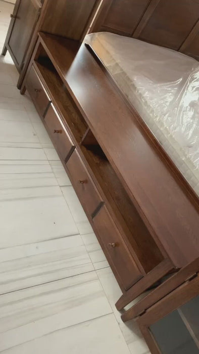 AYDEN Full Solid Wood Scandinavian TV Console Cabinet