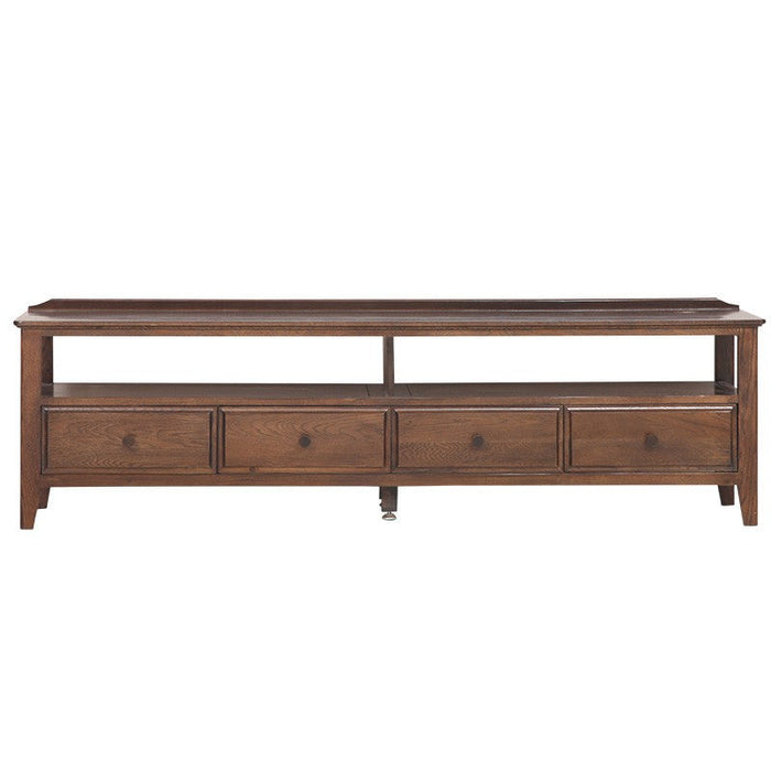 AYDEN Full Solid Wood Scandinavian TV Console Cabinet