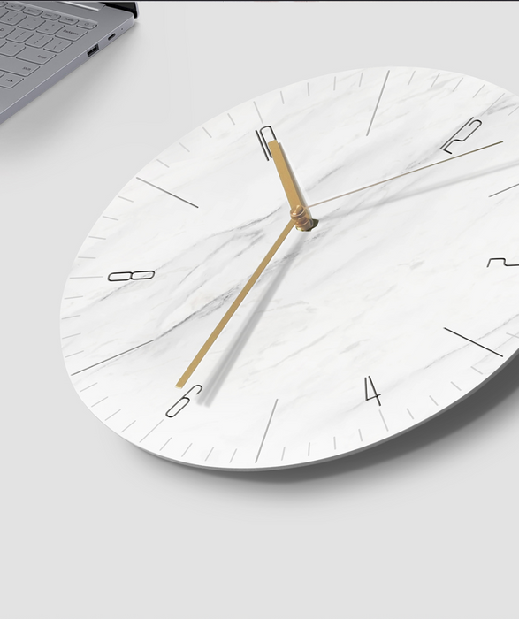 PAOLO Marble Face Art Design Wall Clock