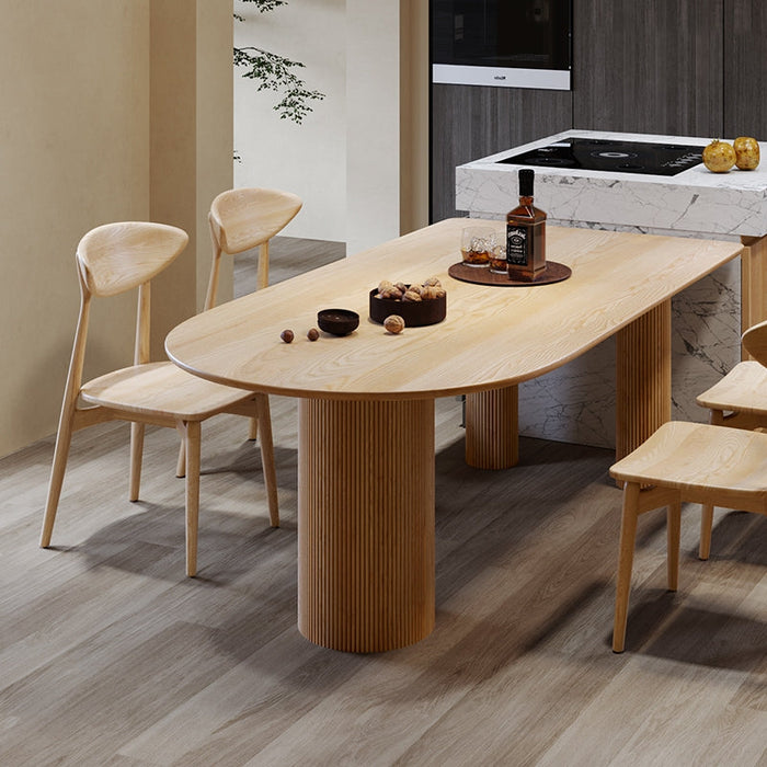BRIELLA Modern REGIS Dining Table Nordic Solid Wood