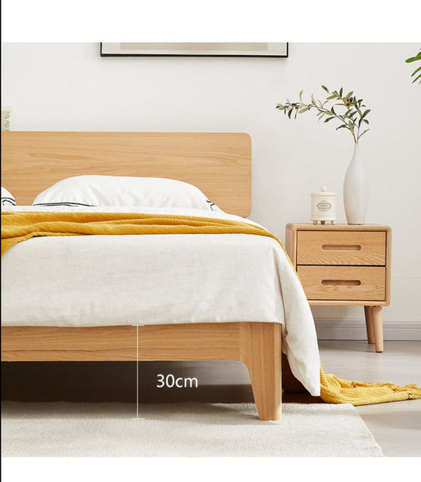 WAREHOUSE SALE EVA BRYSON Japanese Nordic Bed Single / Queen Bed Solid Wood ( Discount Price from $1099 )