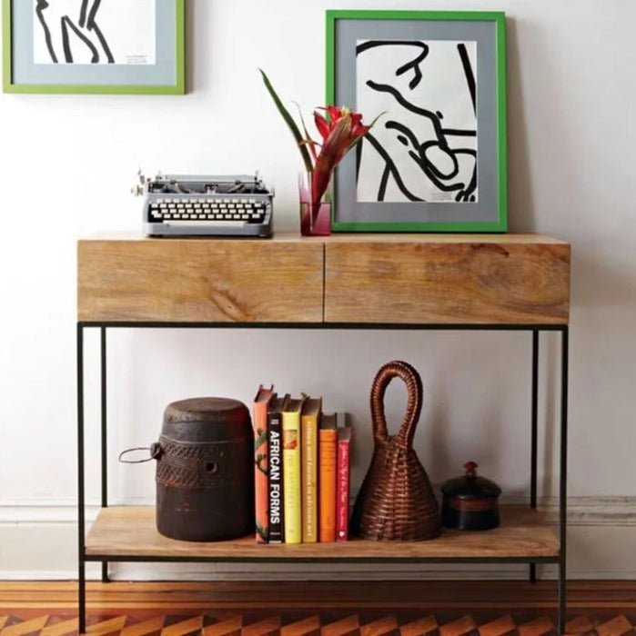 WILLOW Solid Wood Hallway Cabinet Console