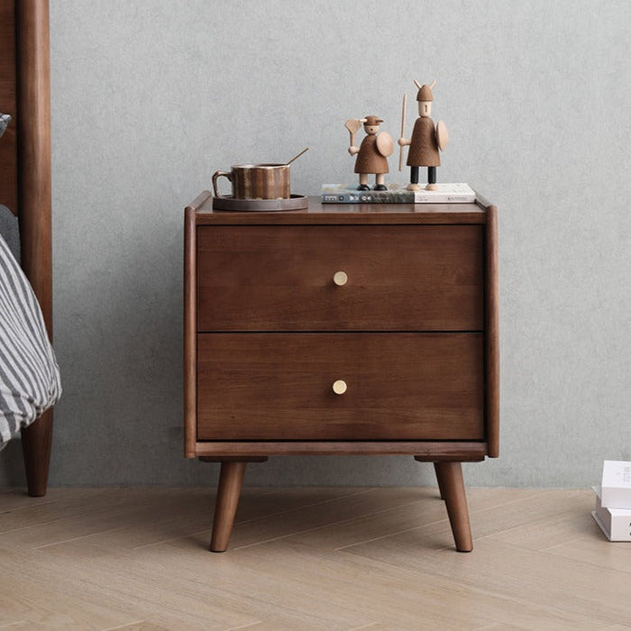 ZURI MARRIOTT Bedside Table Solid Wood Scandinavian Nordic Bedroom ( 4 Colours )