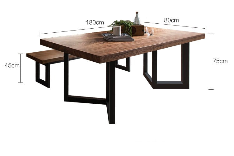 Phoenix BALI CONRAD Dining Table Live Edge Solid Wood