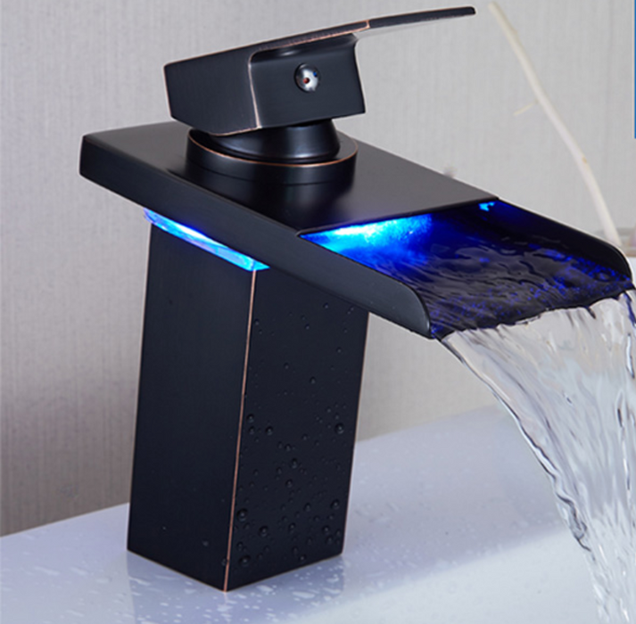 SOPHIA GALA Smart LED Black Tap Faucet