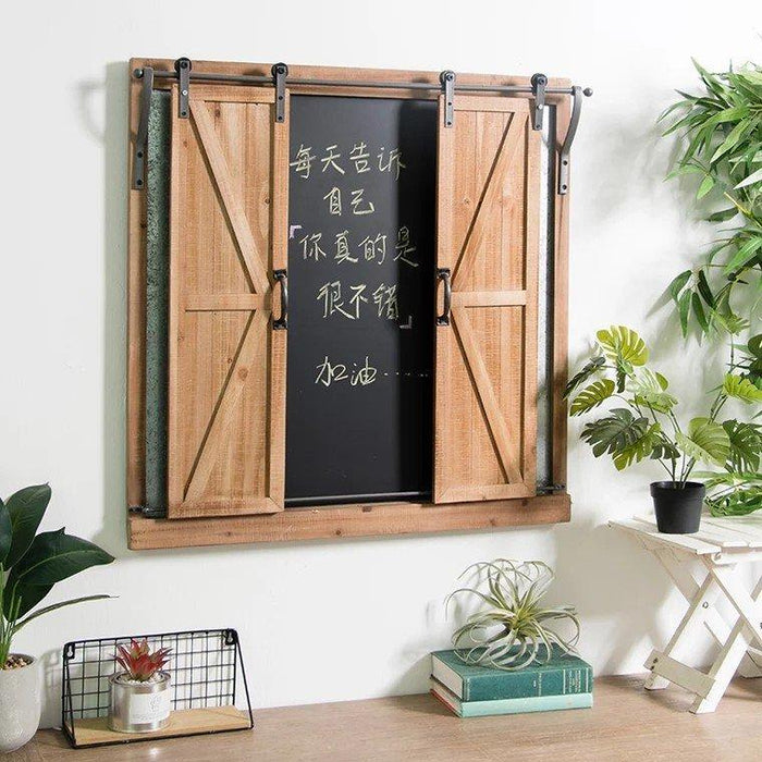 JULIA Rustic Barn Window Chalkboard