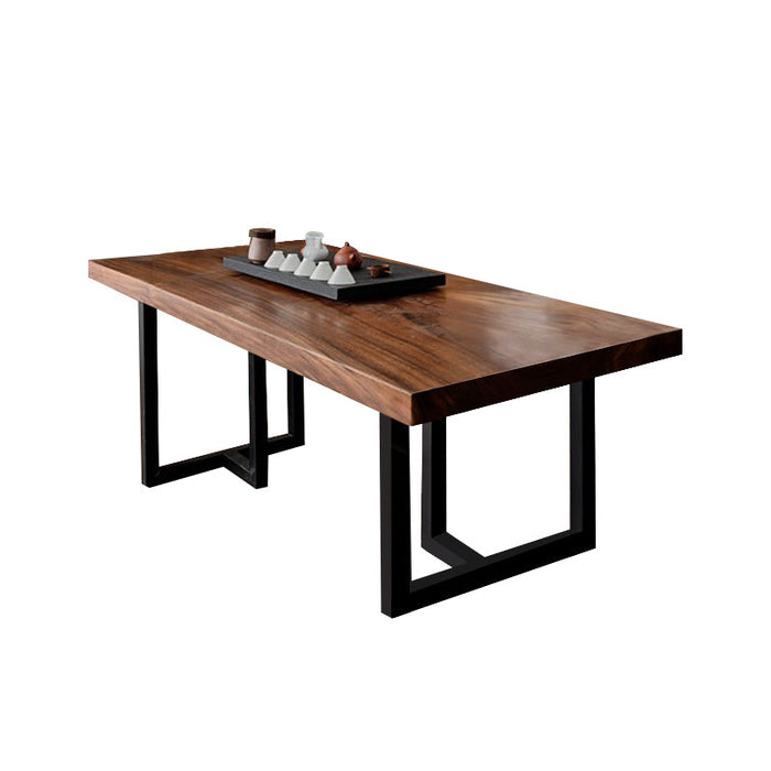 LIVIA Radisson Nordic Dining Table Retro Solid Wood Suar Select 4 Color