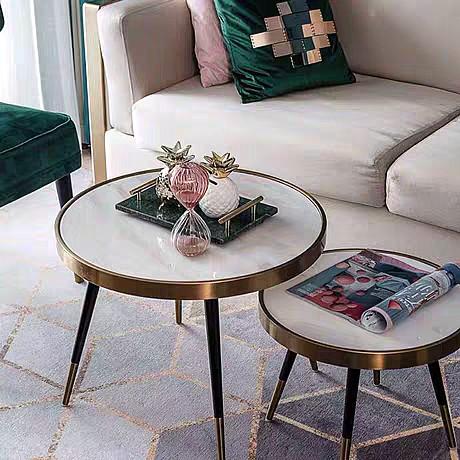 MARIA Marble Round Coffee Table