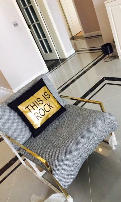 IVY Luxury Gold Accent Armchair