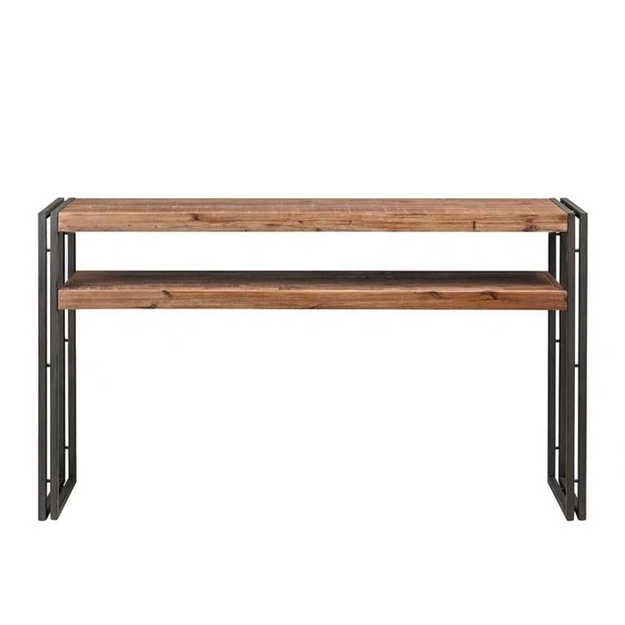 BROOKLYN Rustic Solid Wood Acacia Hallway Console Table