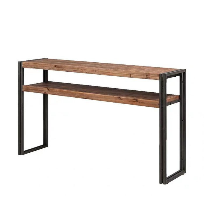 BROOKLYN Rustic Solid Wood Acacia Hallway Console Table